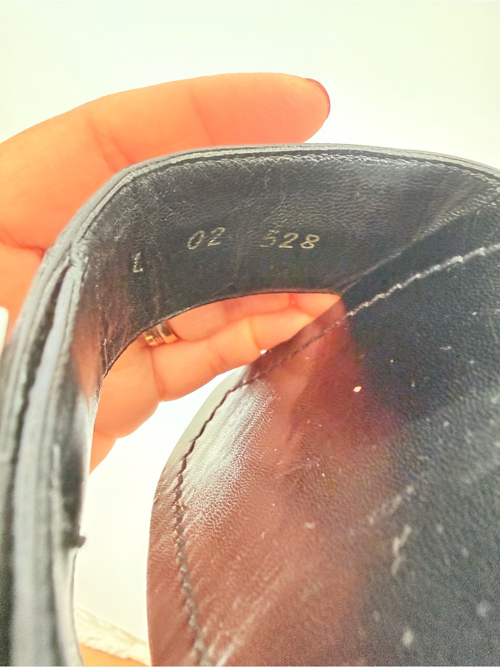 Prada Vintage Y2K Croc Embossed Leather Mule Black Logo Plaque Heels EU 38.5 - Picture 10 of 11